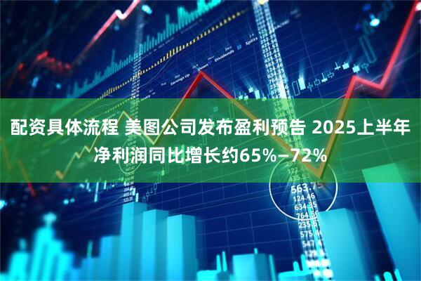 配资具体流程 美图公司发布盈利预告 2025上半年净利润同比增长约65%—72%